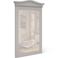 Зеркало прямоугольное(вертикальное) М106G серое