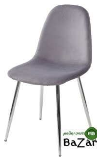 Стул PESCARA UF910-05 DARK GREY, велюр 