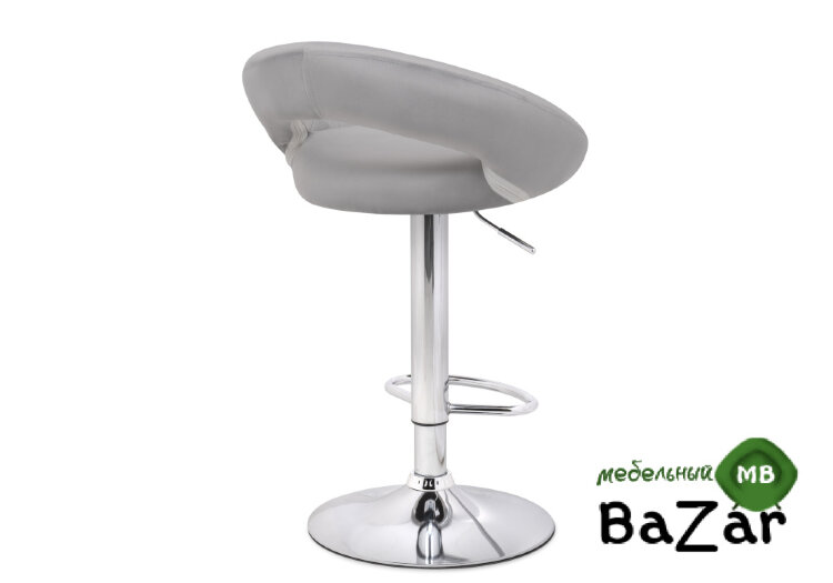 Барный стул Oazis gray fabric / chrome