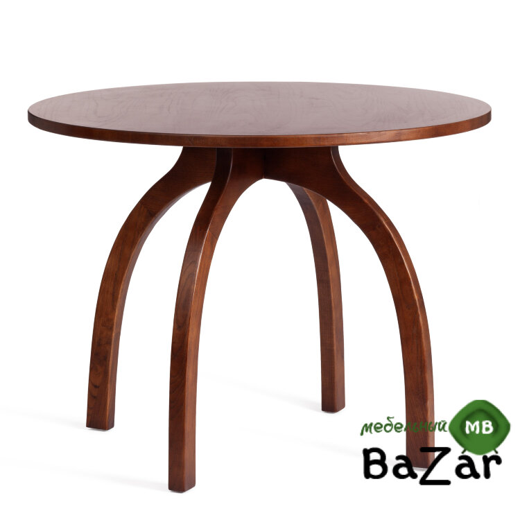 Стол THONET (mod.T9108) дерево вяз Темный Орех (№5)