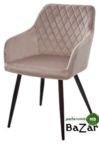 Стул BRANDY серый, велюр G062-14