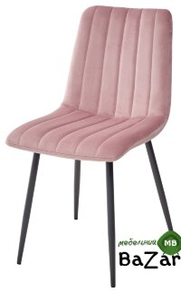 Стул DUBLIN G108-15 пепел розы, велюр / темно-серый каркас Стул DUBLIN G108-15 пепел розы, велюр / темно-серый каркас