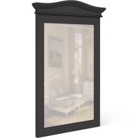 Зеркало прямоугольное(вертикальное) М106BL черное