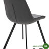 Стул ONION G062-40 серый, велюр/ черный каркас