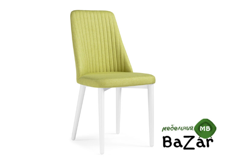 Стул Фена R зеленый / белый