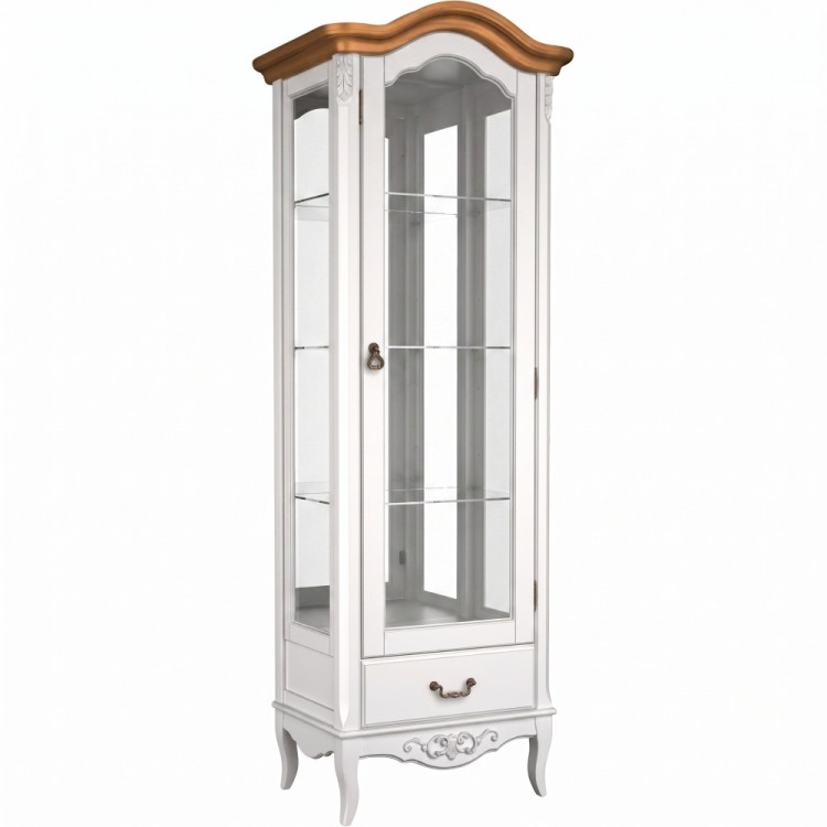 Витрина стеклянная R с зеркалом W601/1 Витрина стеклянная R с зеркалом W601/1