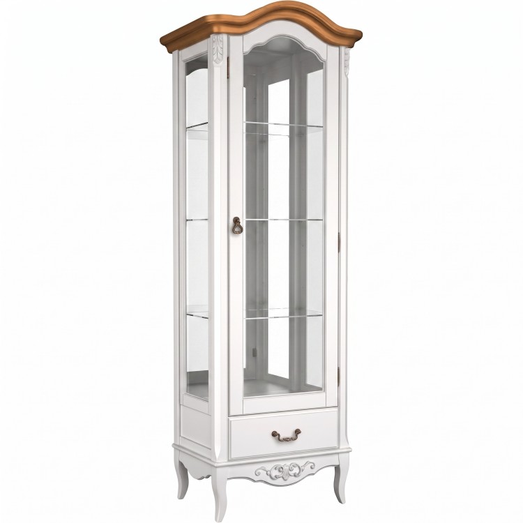 Витрина стеклянная R с зеркалом W601/1 Витрина стеклянная R с зеркалом W601/1