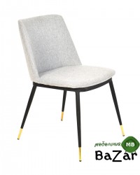 Стул Мелисса, ткань, серо-голубой