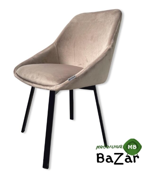 Стул POD BLUVEL-40 BEIGE поворот.360 град., велюр