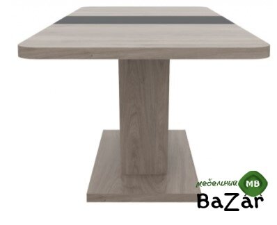 Стол раздвижной "ENZO" дуб кастело серый/графит