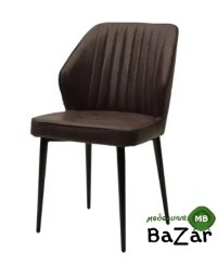 Стул SEATTLE-V Баффало браун, экокожа / черный каркас Стул SEATTLE-V Баффало браун, экокожа / черный каркас