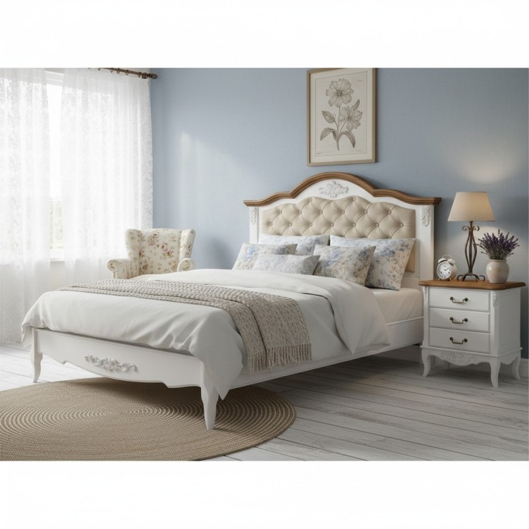 Кровать с мягким изголовьем 160*200 W216