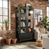 Двухдверный шкаф-витрина MRS603BL Черный Двухдверный шкаф-витрина MRS603BL Черный