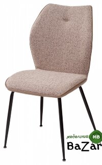 Стул BERLIN бежевый меланж FC05 / бежевый #621, экокожа Стул BERLIN бежевый меланж FC05 / бежевый #621, экокожа