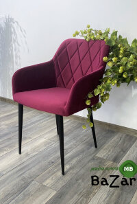 Стул BRANDY-X ВИННЫЙ #16, велюр