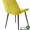 Стул ХОФМАН, цвет желтый #H19, велюр / черный каркас Стул ХОФМАН, цвет желтый #H19, велюр / черный каркас