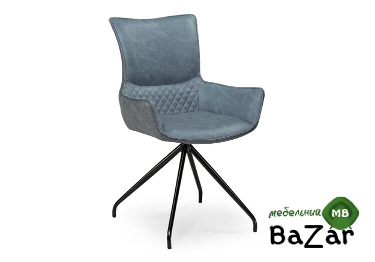 Стул Донаель крутящийся ткань kiprus 11/12 / черный глянец