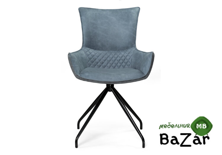 Стул Донаель крутящийся ткань kiprus 11/12 / черный глянец