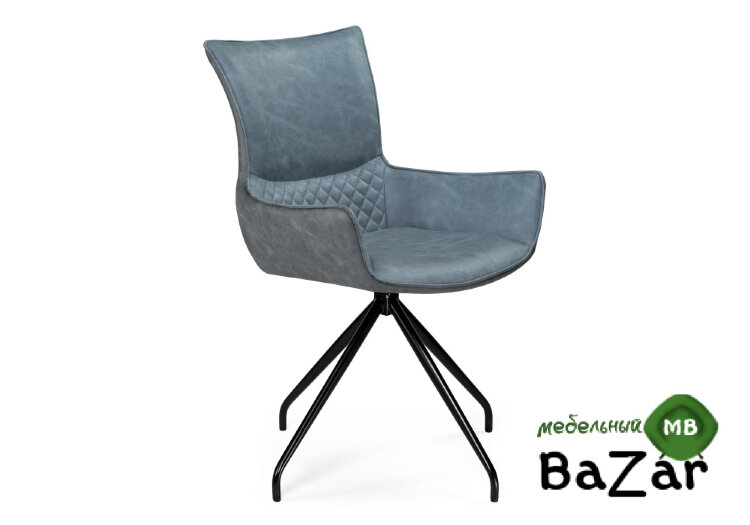 Стул Донаель крутящийся ткань kiprus 11/12 / черный глянец