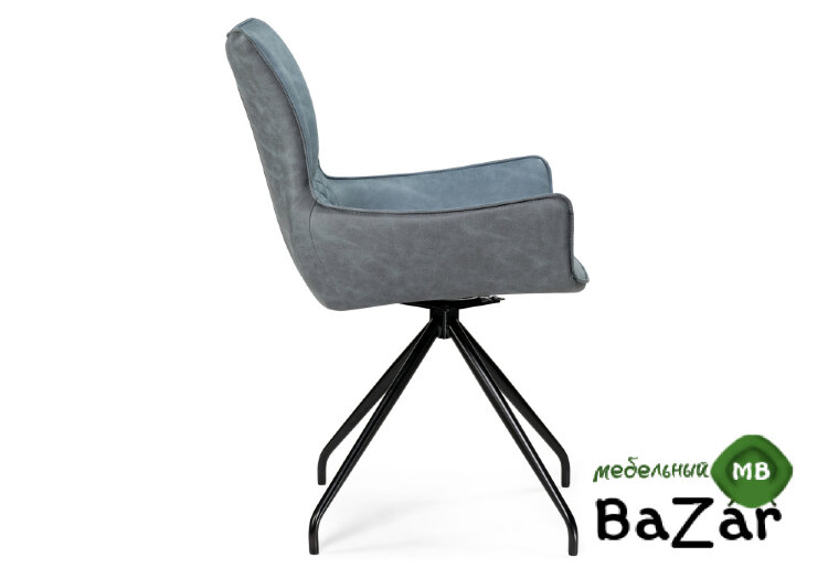 Стул Донаель крутящийся ткань kiprus 11/12 / черный глянец