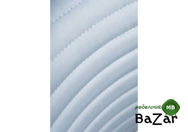 Стул Рансол голубой /черный глянец