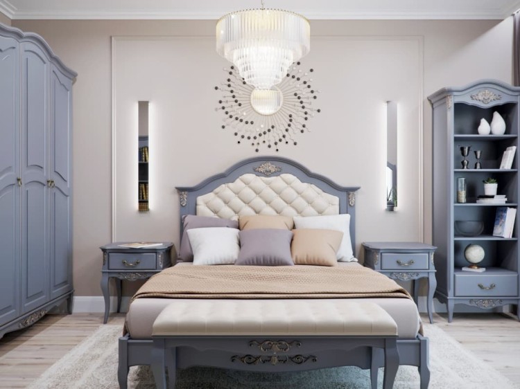 Кровать с мягким изголовьем 180*200 В218G