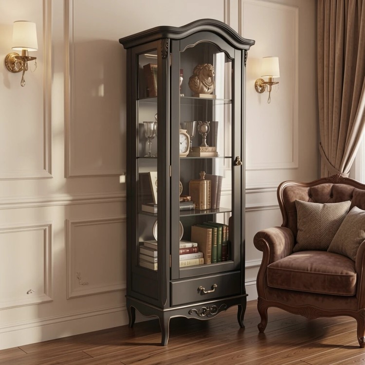 Витрина стеклянная L В602BLG