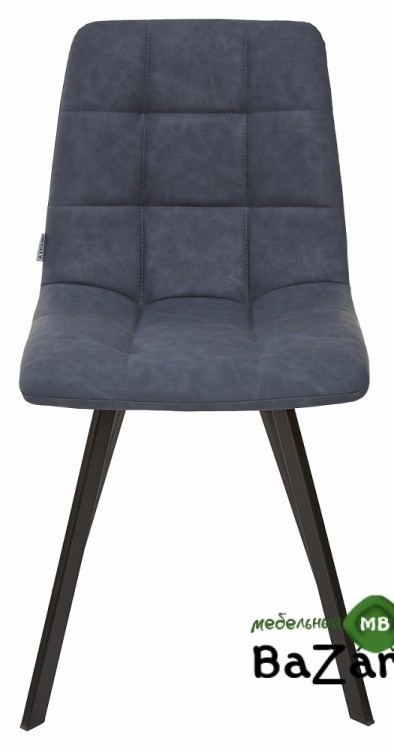 Стул CHILLI SQUARE RU-03 синяя сталь, PU