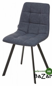 Стул CHILLI SQUARE RU-03 синяя сталь, PU