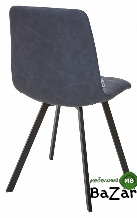 Стул CHILLI SQUARE RU-03 синяя сталь, PU