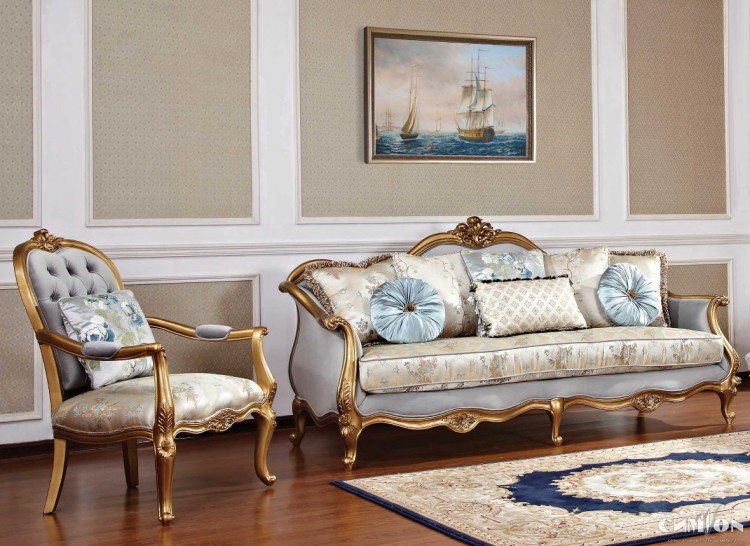 Мягкая мебель "Камелот" 6010 с 3-х местн. диваном и 2 кресла