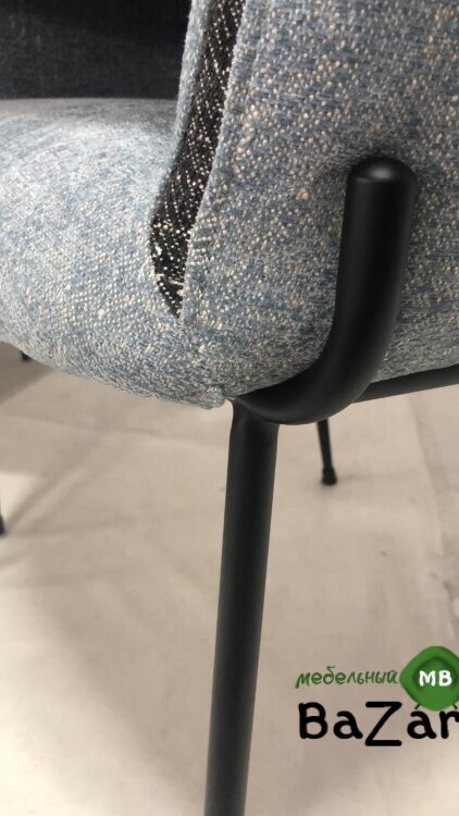 Стул MOTLEY серо-синий, ткань