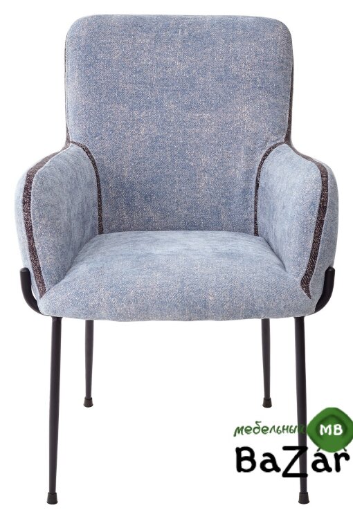 Стул MOTLEY серо-синий, ткань