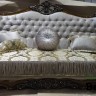 Диван 3-х местный Фараон орех+ золотая патина