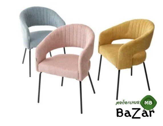 Стул SNUG WZ2042-14 морская волна, фактурный велюр/ черный каркас