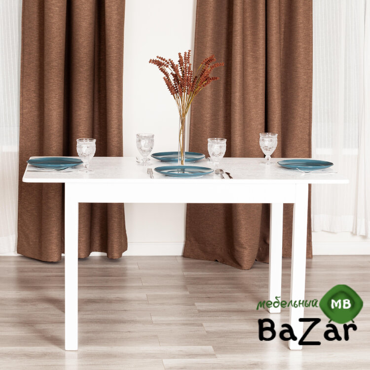 Стол MOSS раздвижной white (белый)