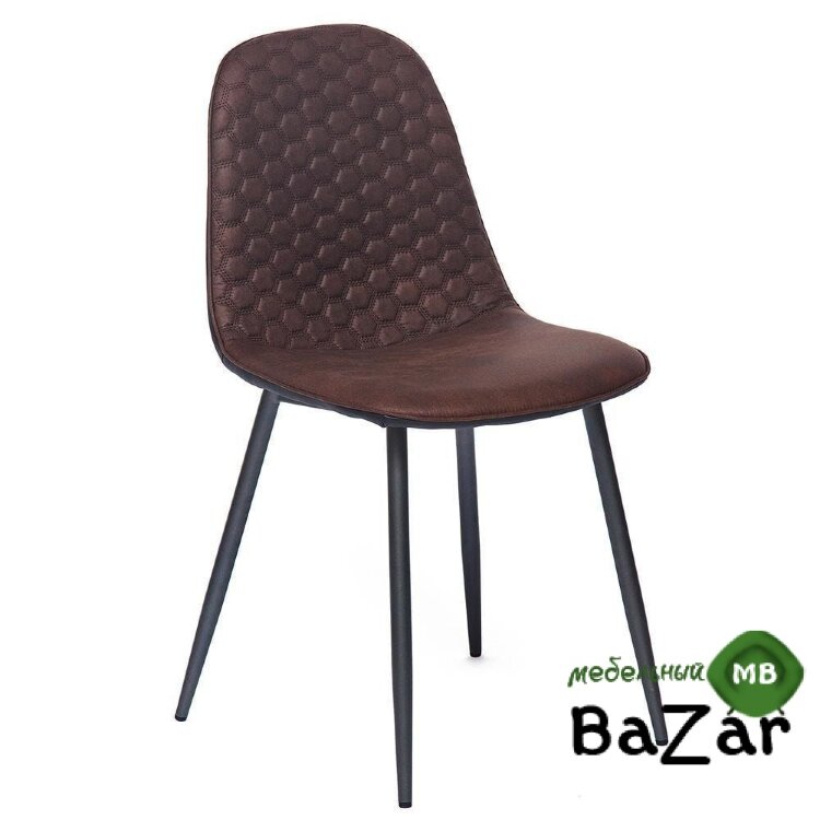 Стул STORM (mod. 807) темно-коричневый/черный, PK-03 Стул STORM (mod. 807) темно-коричневый/черный, PK-03