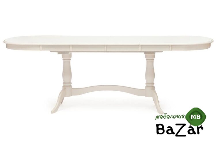 Стол раскладной Siena (SA-T6EX2L) ivory white (слоновая кость 2-5)