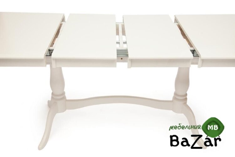 Стол раскладной Siena (SA-T6EX2L) ivory white (слоновая кость 2-5)