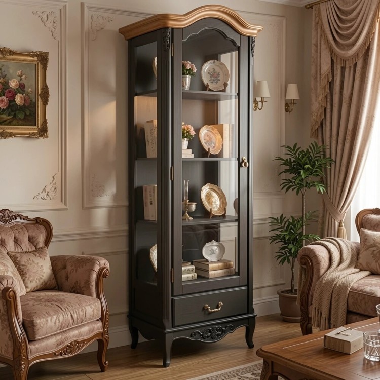 Витрина стеклянная L W602BL