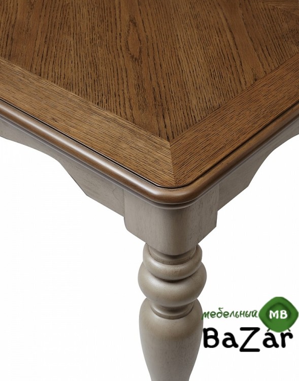 Стол LT T18331 OAK #K558/ MILKY GREY #G48