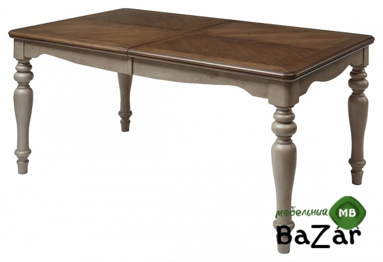 Стол LT T18331 OAK #K558/ MILKY GREY #G48