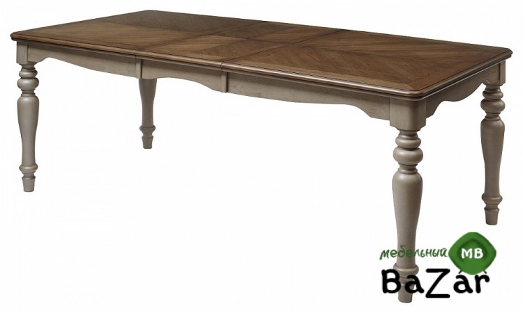 Стол LT T18331 OAK #K558/ MILKY GREY #G48