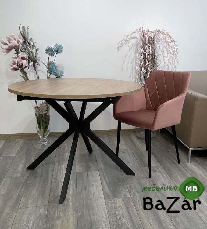 Стул BRANDY-X РОЗОВЫЙ #15, велюр