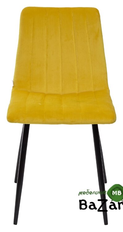 Стул DUBLIN G108-22 золотая осина/ черный каркас, велюр