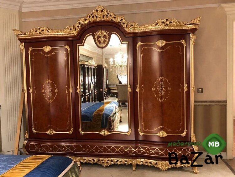Спальня Версаль Орех с золотом