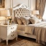 Кровать с мягким изголовьем 180*200 В218