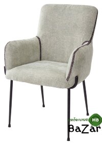 Стул MOTLEY серо-зеленый, ткань