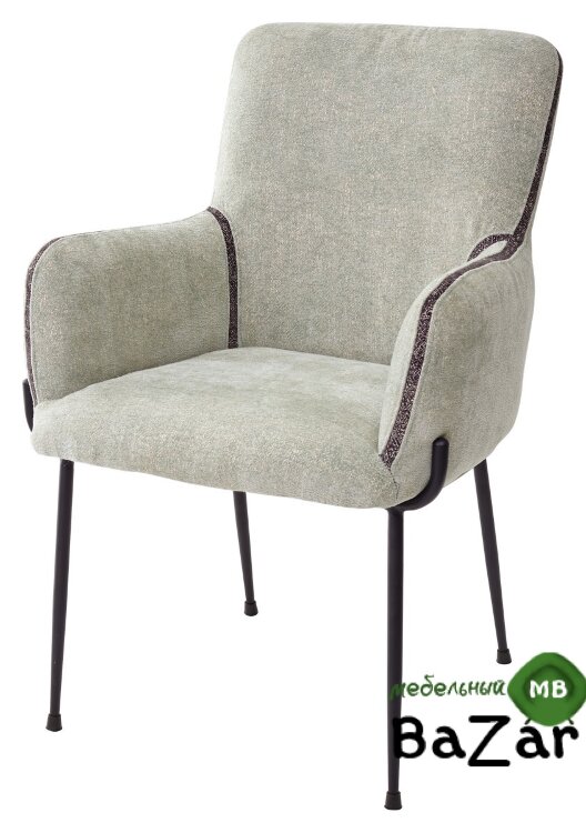 Стул MOTLEY серо-зеленый, ткань