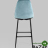Стул барный Тейлор велюр пыльно-голубой Стул барный Тейлор велюр пыльно-голубой